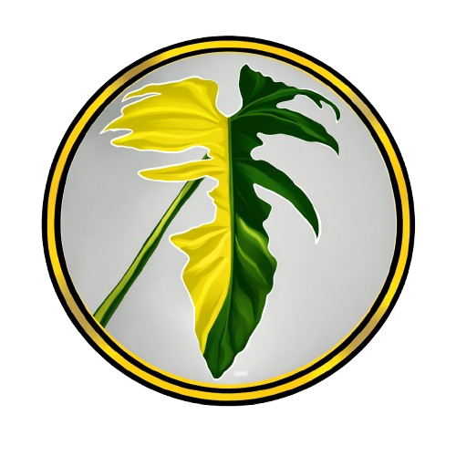 logo dengan daun philodendron duabelah removebg preview